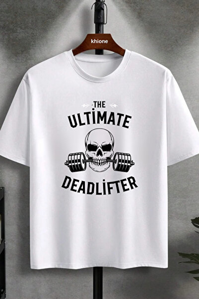 Khione Unisex dizajn The Ultimate Deadlifter Štampano 100% pamuk T-shirt