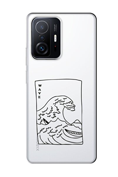 frondcase حافظة هاتف شفافة لهاتف Xiaomi Mi 11t Pro Kanagawa Wave