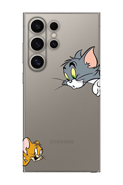 frondcase حافظة هاتف سامسونج S24 الترا توم وجيري شفافة