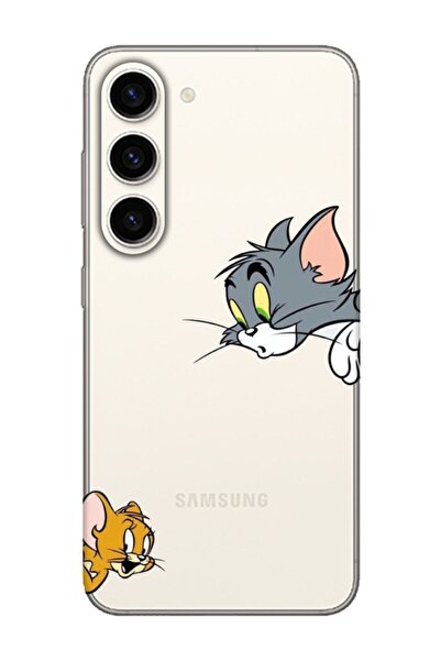 frondcase حافظة هاتف سامسونج S23 توم وجيري شفافة