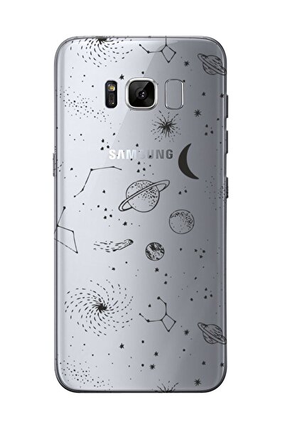 Samsung S8 Plus Planets Transparent Phone Case