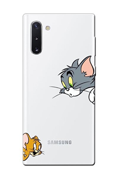 frondcase حافظة هاتف سامسونج نوت 10 توم وجيري شفافة