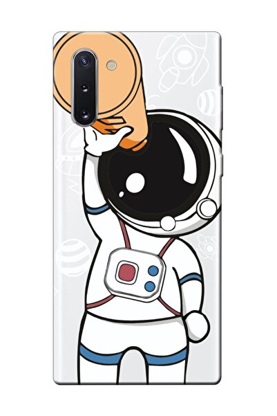 frondcase حافظة هاتف سامسونج نوت 10 رائد الفضاء الشفافة