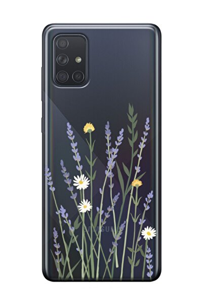 frondcase حافظة هاتف سامسونج A51 لافندر شفافة