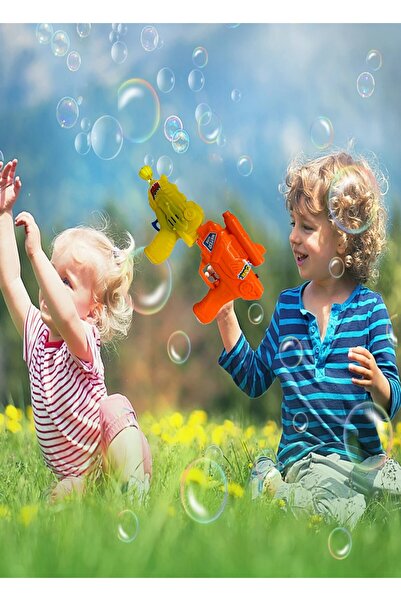 Hyd Oyuncak Köpük ve Su Tabancası Tek Tabancada Birleşen Üçlü Likitli Set Bub...