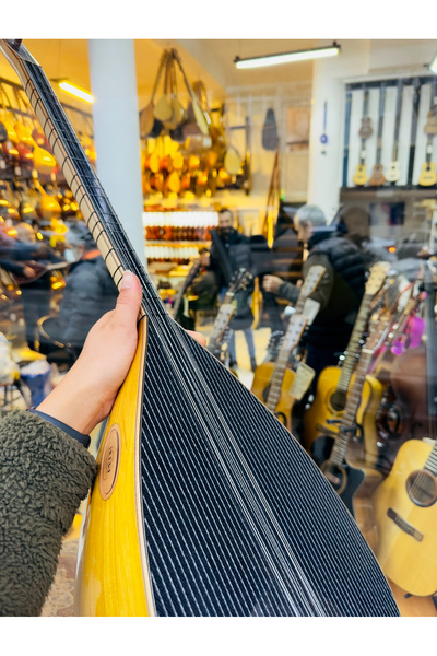 PENA MÜZİK Kısa Sap Tam Profesyonel Dut Bağlama 40 Tekne Jak Girişli