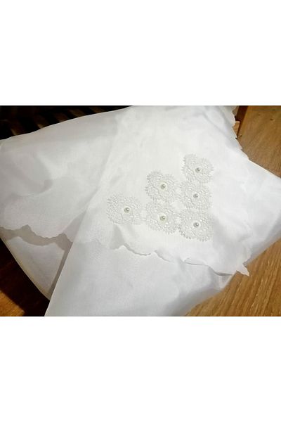 Neweste Pachet de lux de zestre brodat cu guipură, promisiune de logodnă, pachet de nuntă, masă, consolă, măsuță de cafea, husă pentru mașină 90*90cm