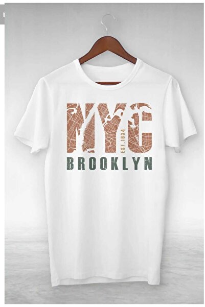 PERISENSE تي شيرت كبير الحجم مطبوع للجنسين للنساء والرجال من مدينة نيويورك بر...