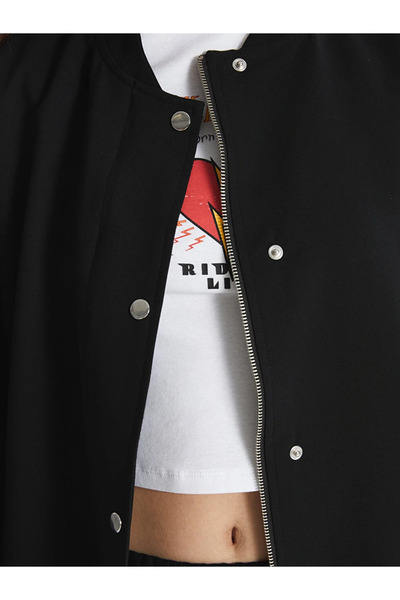 LC Waikiki Dámský kabát XSIDE College Collar rovný s dlouhým rukávem