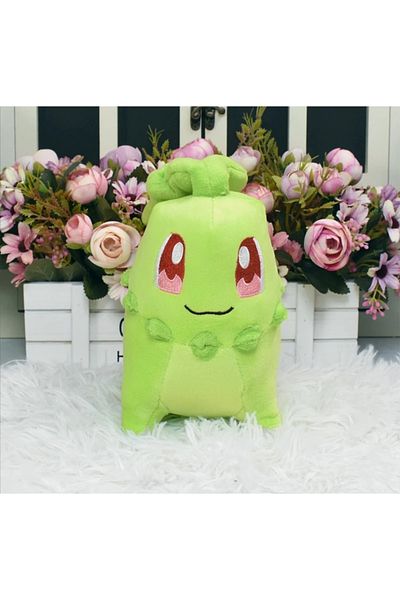 CADI BOUTİQUE Pokemon Chikorita Figure Plush Toy