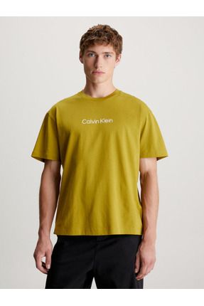 Calvin Klein Cotton Logo T shirt Ya Ye il Fiyat Yorumlar Trendyol