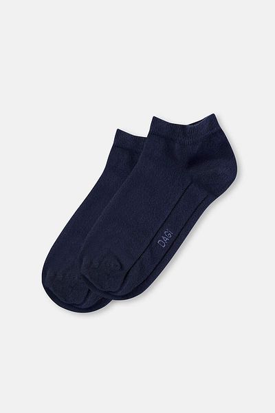Dagi Marineblaue Booties-Socken aus Baumwolle für Herren