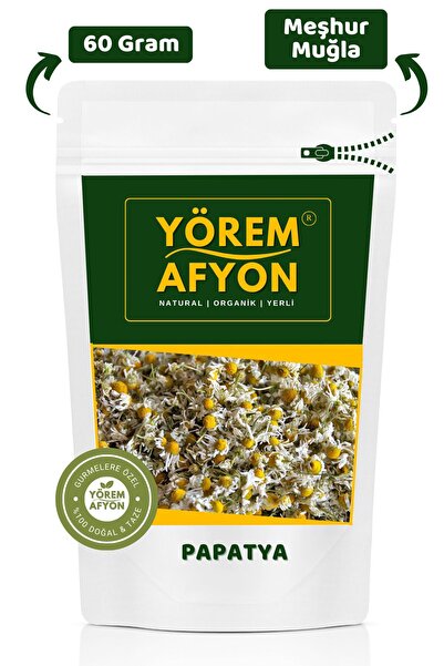 Gülçehre Meşhur Muğla Yöresinden Güneş Kurusu Kokulu Tıbbi Kuru Mayıs Papatyası {Matricaria chamomila} | 60Gr