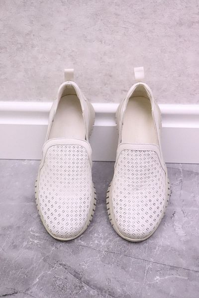 Mammamia - 3340 Μπεζ γνήσιο δέρμα γυναικεία casual παπούτσια