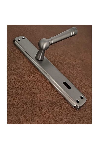 KOLDOOR Ottoman Matte Skoç Smoked Bravo Mirrored Room Door Handle 3 Sets