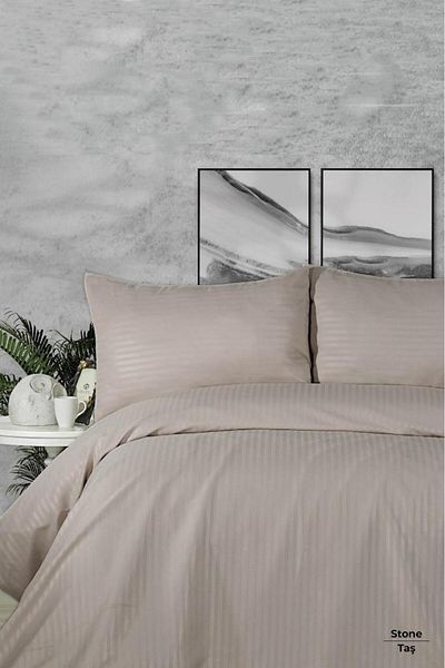 Miabella Home Σετ Παπλωματοθήκη Διπλό Premium Σατέν 200x220 εκ