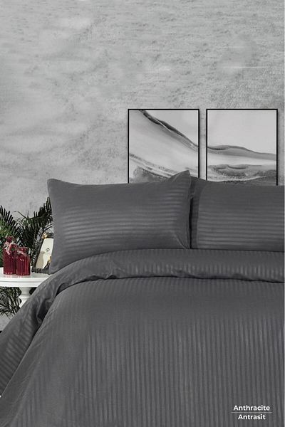 Miabella Home Σετ Παπλωματοθήκη Διπλό Premium Σατέν 200x220 εκ