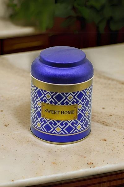 EVLE Ef183-93 Turkish Blue_swt Home Patterned Spice Bowl 1.3 Lt