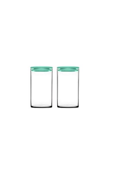 Paşabahçe 43736D Breakfast 6-Piece Jar 730 cc Green Lid