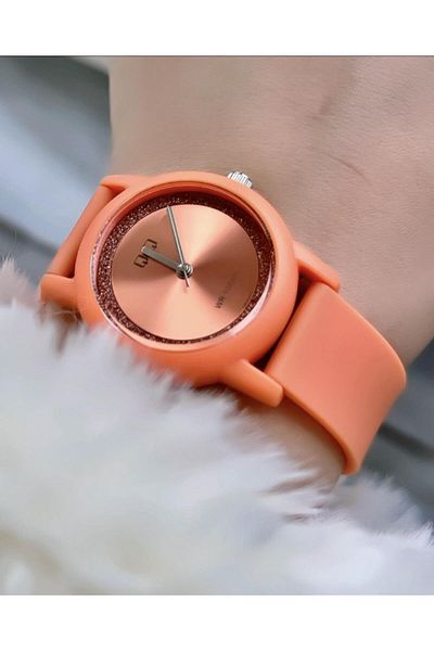 Q&Q  Women's Waterproof Plastic Cord Wristwatch