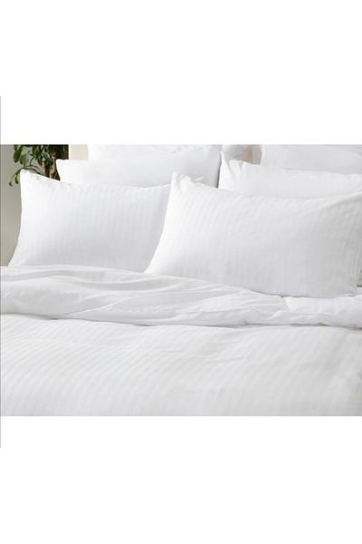 English Home Set cuvertură de pilota dublu Classy Twill - 200x220 cm Alb