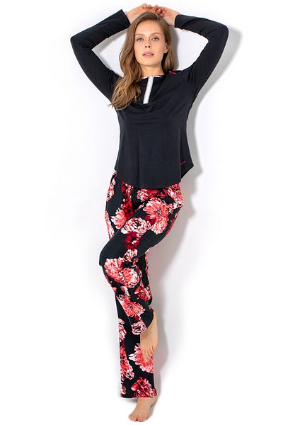 Doremi Set pijama neagră damă 