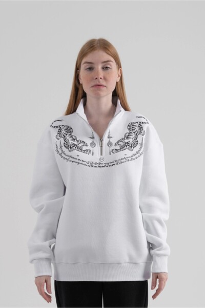 HALFZIP THE SAK YANT SUEA KOO OVERSIZE