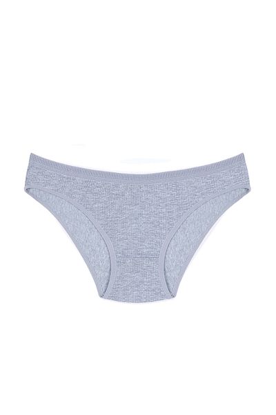 Humaone Women's 100% Cotton 5-Piece Ribbed Bikini Panties