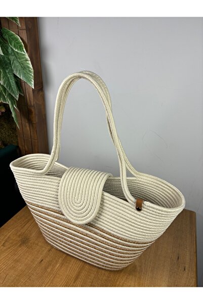 MaVaux Μπέρι Μαγνητική τσάντα παραλίας από φυσική άχυρο από γιούτα, εποχιακή τσάντα - καλοκαιρινή τάση!»