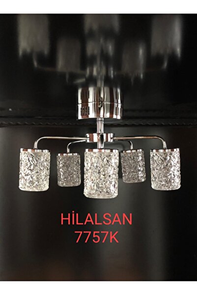 HİLALSAN Hilalsan Modern Krom Led Avize 7757K 30cm - 50cm