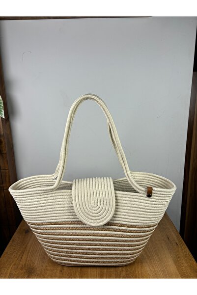 MaVaux Μπέρι Μαγνητική τσάντα παραλίας από φυσική άχυρο από γιούτα, εποχιακή τσάντα - καλοκαιρινή τάση!»