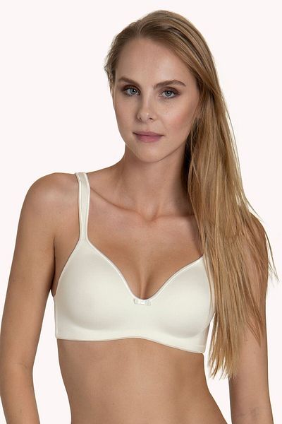 Lisca Women's White Non-Wireless Soft Sponge Bra