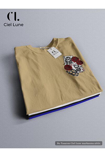 NEVERMIND Design special unisex King And Rose - Tricou supradimensionat