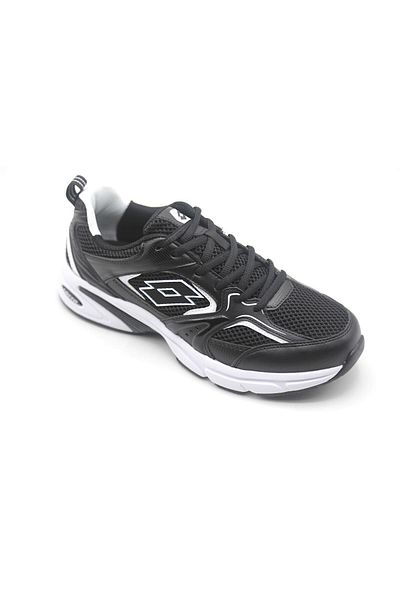 Lotto Men's Black and White Running Shoes 4m Athens 4fx