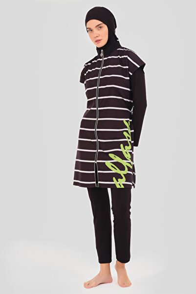 ALFASA Μαγιό Hijab - Rudder ριγέ σχέδιο