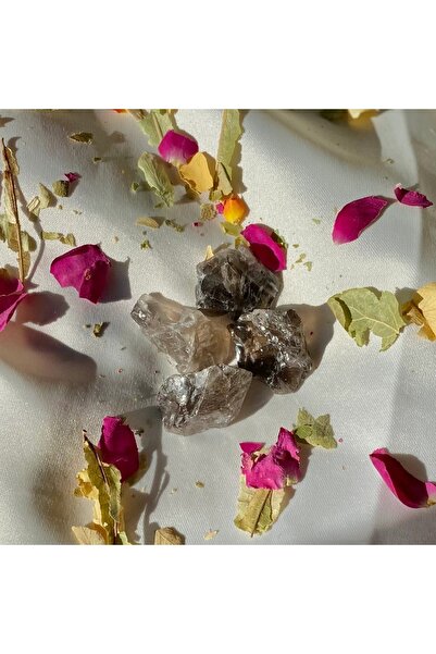 Elifsu Jewelry Dumanlı Kuvars Taşı Ham Kütle Doğal Taş