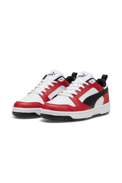Puma REBOUND V6 LOW Erkek Spor Ayakkabı 39232817 Kırmızı