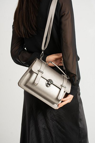 ESTUTE Vegan Leather Adjustable Long Strap Lockable Women's Bag Shoulder Bag