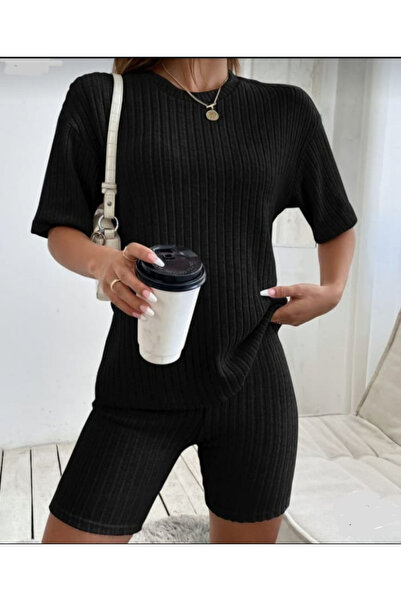 machiavelli ΓΥΝΑΙΚΕΙΟ ΣΕΤ ΜΑΥΡΟ ΜΠΛΟΥΖΑ ΜΕ ΛΟΥΡΑΚΙΑ ΚΑΙ ΣΟΡΤΣ