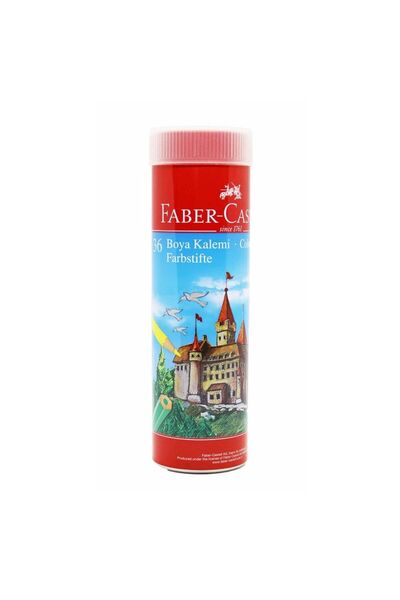 Faber Castell Boya Kalemi 36 Renk Teneke Kutu