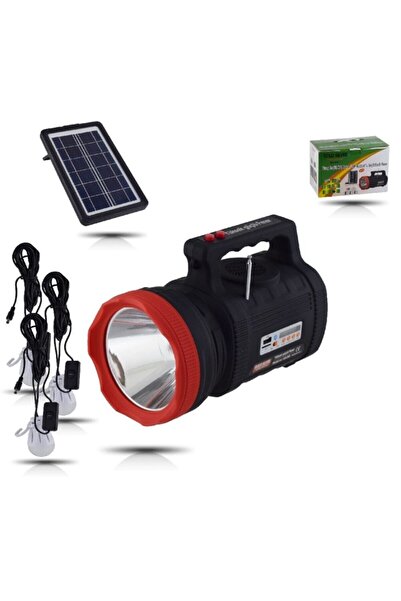 Gold Silver Adana Güneş Enerjili, Radyo, Usb, Bluetoothlu Şarj Edilebilir Sol...