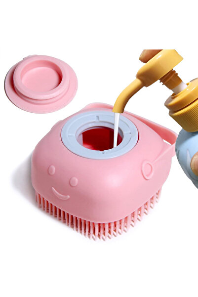 Wahw Pet Cat and Dog Washing Bag with Shampoo Container Mixed Color