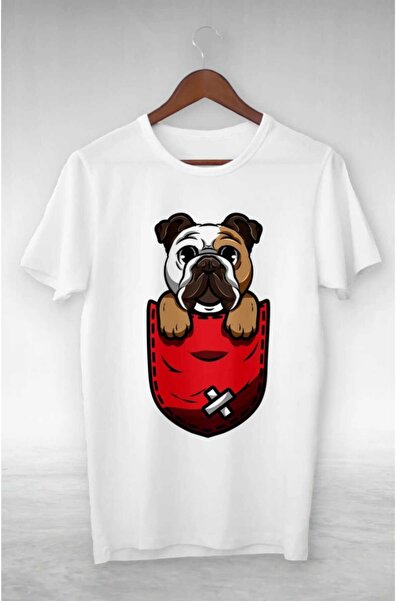 PERISENSE تي شيرت كبير الحجم مطبوع عليه تصميم كلب عجوز للنساء والرجال للجنسين