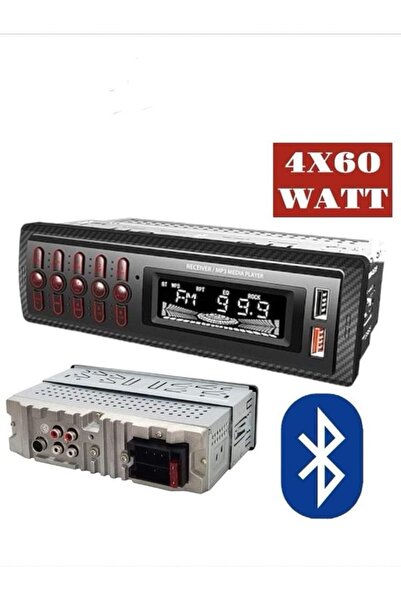 OnlyTech Primat Hızlı Şarj Çift Usb Bluetooth’lu Araba Teybi Aux Radyo Çift A...