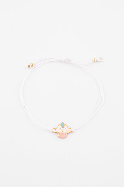 Sortie Aksesuar 109 Model Macrame Rope Bracelet - Muffin Cake, Ice Cream Figu...