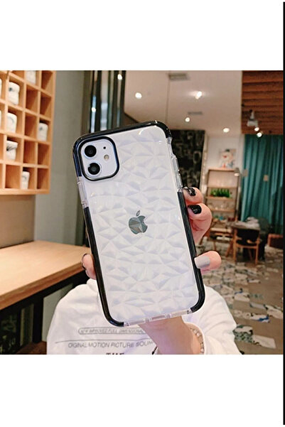 SPEEDACCESSORY Iphone 11 PRO MAX Uyumlu Kristal Darbe Emici Prizma Tırtıklı K...