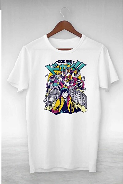 PERISENSE للجنسين النساء الرجال لمس!تي شيرت مطبوع عليه رسوم متحركة مقاس كبير