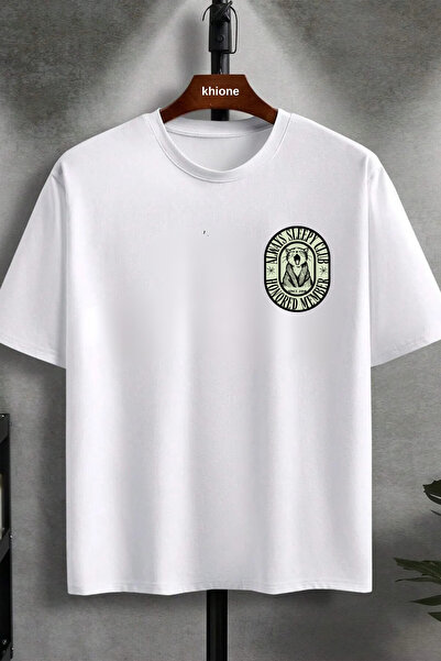 Khione Unisex Sleepy Club Štampano 100% pamuk T-shirt