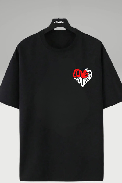 Khione Unisex dizajn Voli sebe Štampano 100% pamuk T-shirt