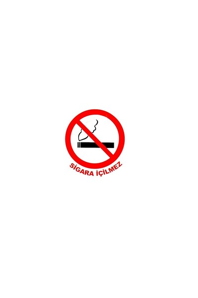 BsElektronik Sigara Içilmez Sticker Sticker Boyut 6.8x6 cm